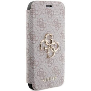 Guess 4G Big Metal Logo Hoesje voor iPhone 15 Pro Max, Roze - Afbeelding 4