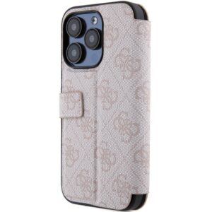Guess 4G Big Metal Logo Hoesje voor iPhone 15 Pro Max, Roze - Afbeelding 6