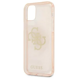 Guess GUHCP12MPCUGL4GGO iPhone 12/12 Pro Hardcase Glitter 4G Big Logo - Afbeelding 4
