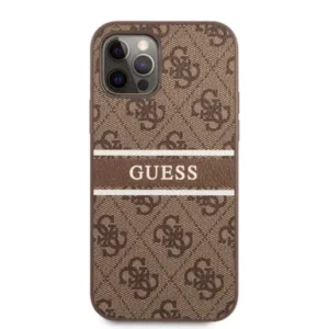 Guess HC PU 4G Stripe Case voor iPhone 12/12 Pro - Afbeelding 3