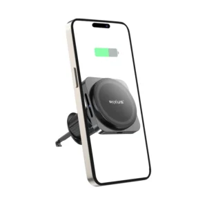 Rixus RXWC20 Wireless Car Charger for Magsafe Car Mount 15W Space Gray - Afbeelding 3