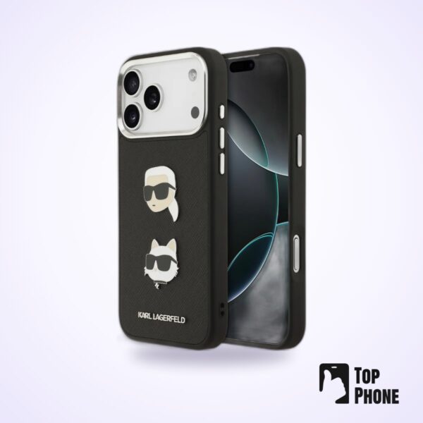 Karl Lagerfeld Hardcase iPhone 17 Pro – Zwart