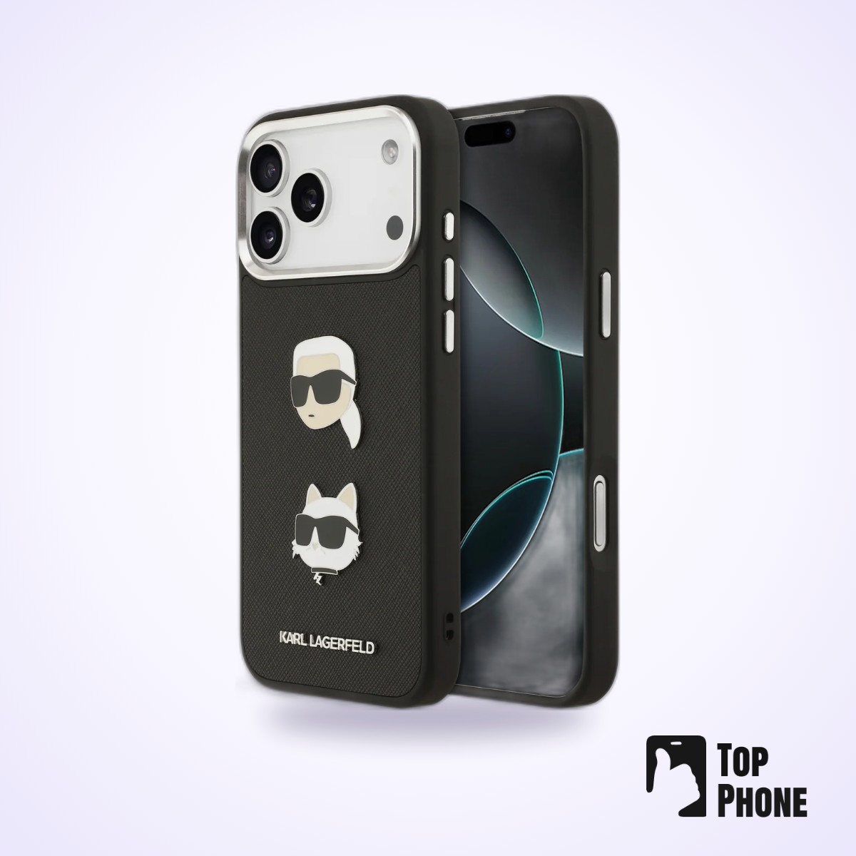 Karl Lagerfeld Hardcase iPhone 17 Pro – Zwart
