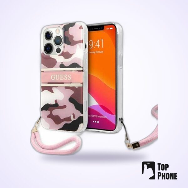 Guess Camouflage Collectie Hardcase voor iPhone 13/13 Pro