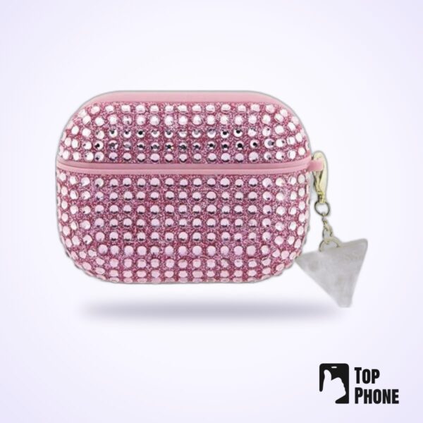 Guess Rhinestone Triangle Charm-hoesje – AirPods 3