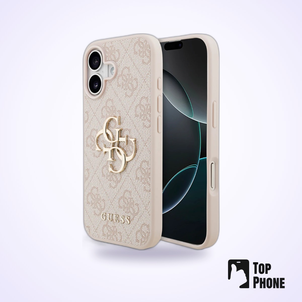Guess Hardcase iPhone 17 – Roze (4G PU Big Logo) - Afbeelding 2
