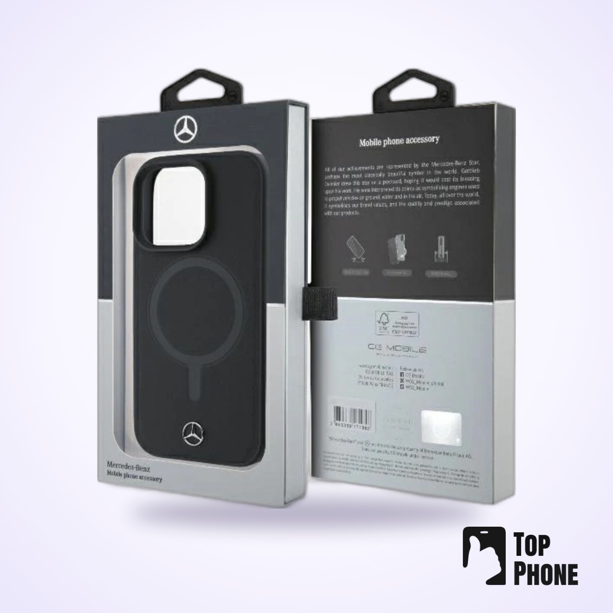 Mercedes-Benz iPhone 16 Pro Max Case Smooth Leather MagSafe - Afbeelding 5