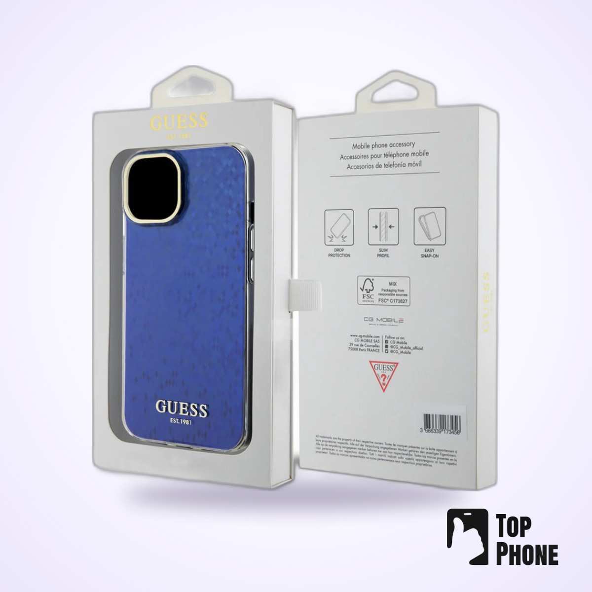 Guess iPhone 15/14/13 Hardcase - Facet - Afbeelding 6