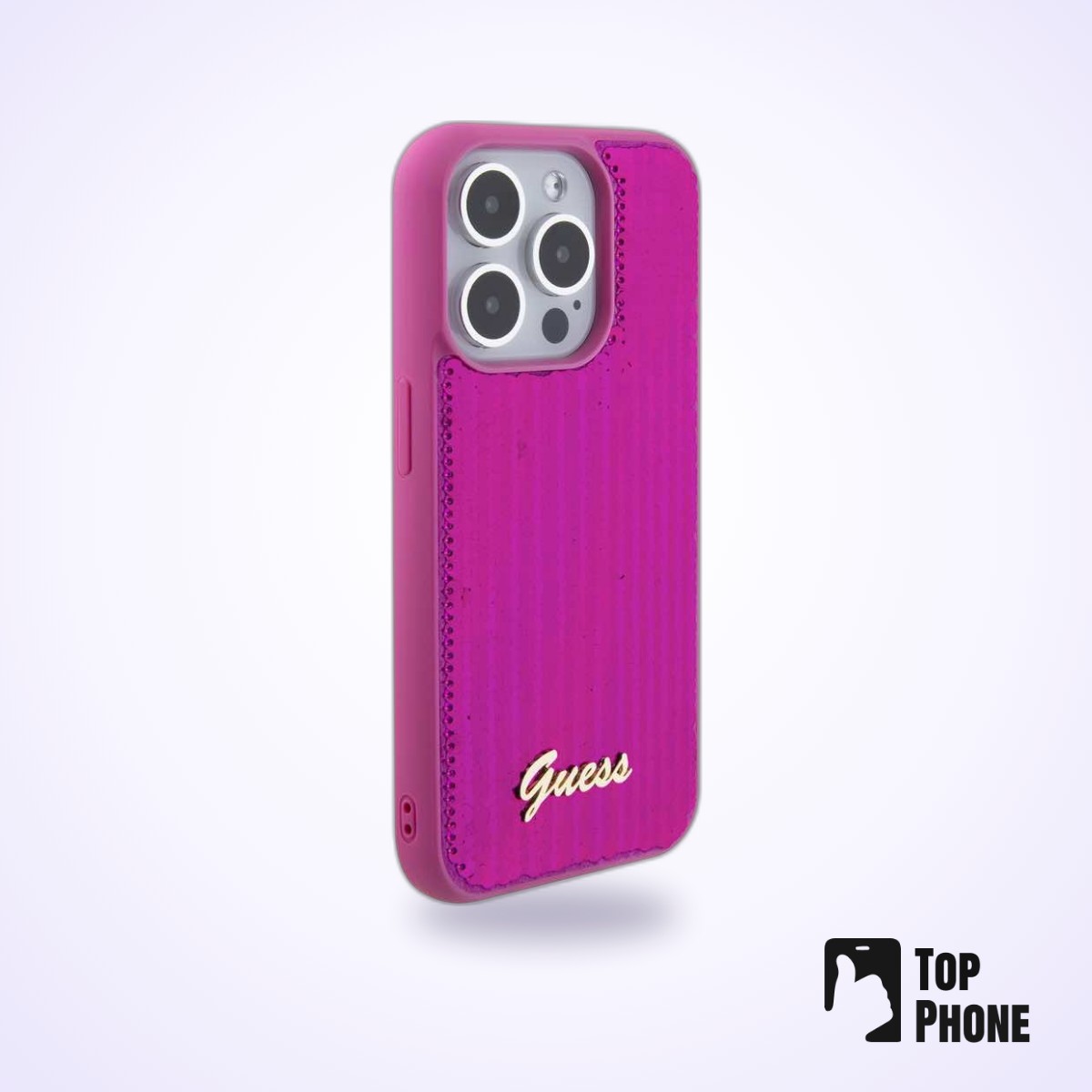Guess iPhone 15/14/13 Back Cover - Magenta - Afbeelding 4