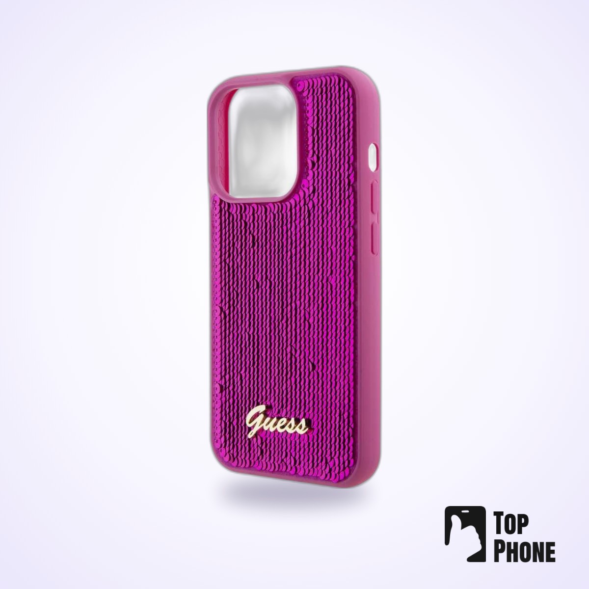 Guess iPhone 15/14/13 Back Cover - Magenta - Afbeelding 5